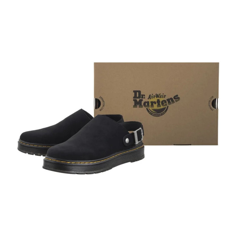 Dr. Martens Brookline Mule Bronx Suede Black 40666001 (DR102-a) šlepetės