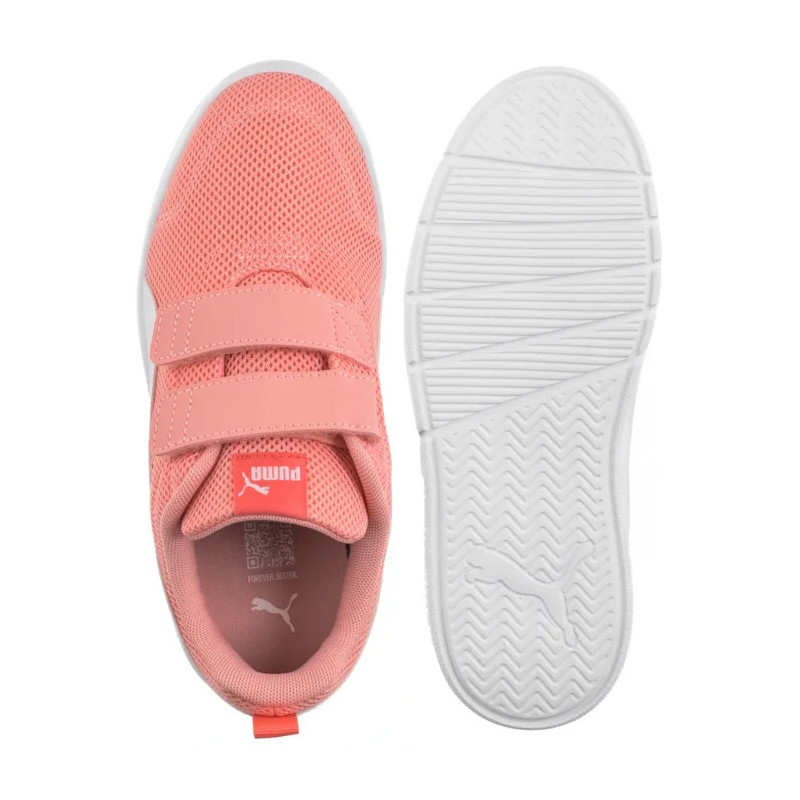 Puma Courtflex V3 Mesh PS Pink Fruit-White-Peach Frost 398085-07 (PU617-a) sportiniai bateliai