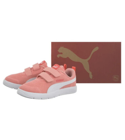 Puma Courtflex V3 Mesh PS Pink Fruit-White-Peach Frost 398085-07 (PU617-a) sportiniai bateliai