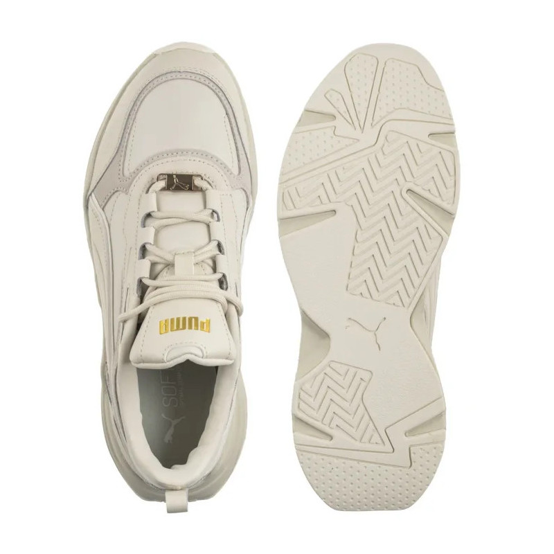 Puma Cassia Lux Alpine Snow-Ivory-Gold 397837-04 (PU602-b) sportiniai bateliai