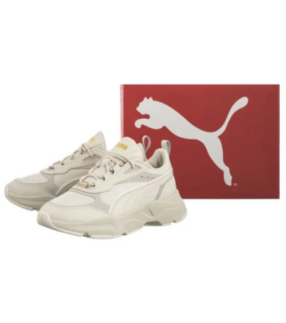 Puma Cassia Lux Alpine Snow-Ivory-Gold 397837-04 (PU602-b) sportiniai bateliai