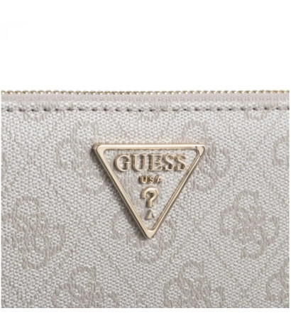 Guess Laurel Slg Large Zip Around SWSG85 00146 Bone Logo (GU682-c) rankinė