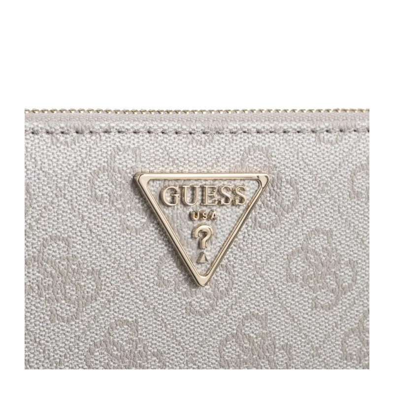 Guess Laurel Slg Large Zip Around SWSG85 00146 Bone Logo (GU682-c) rankinė