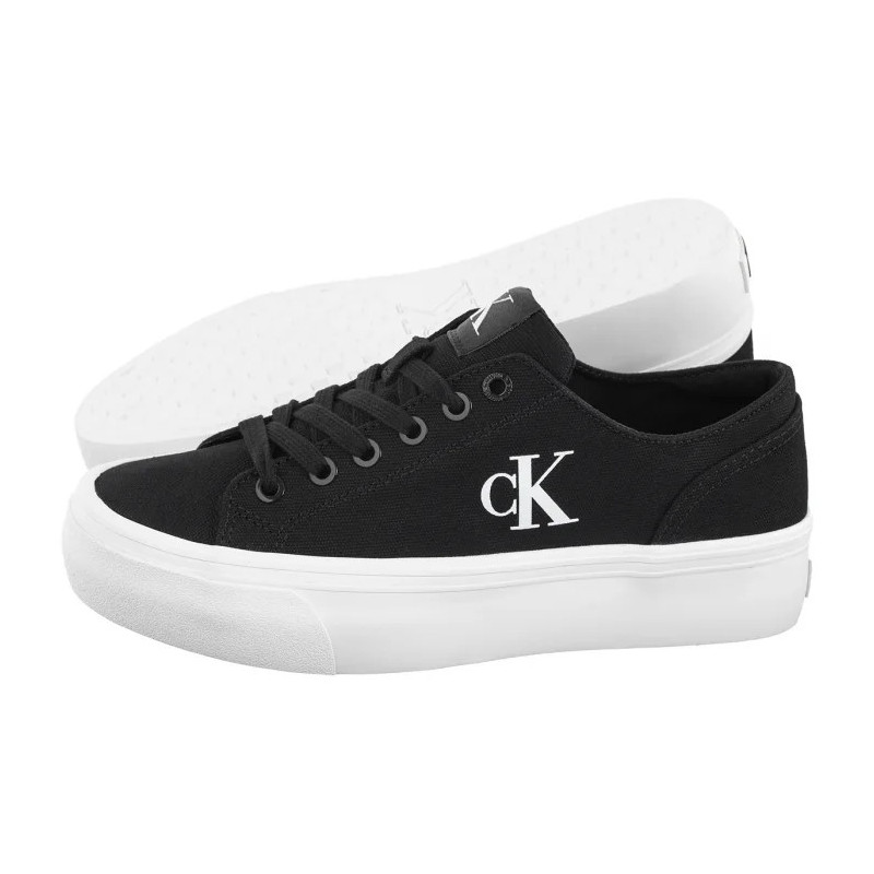 Calvin Klein Vulc Flatform Low Cv Mg Black/Bright White YW0YW01763 0GM (CK635-a) sportiniai bateliai