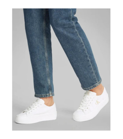 Calvin Klein Vulc Flatform Low Cv Mg Triple Bright White YW0YW01763 01W (CK635-b) sportiniai bateliai