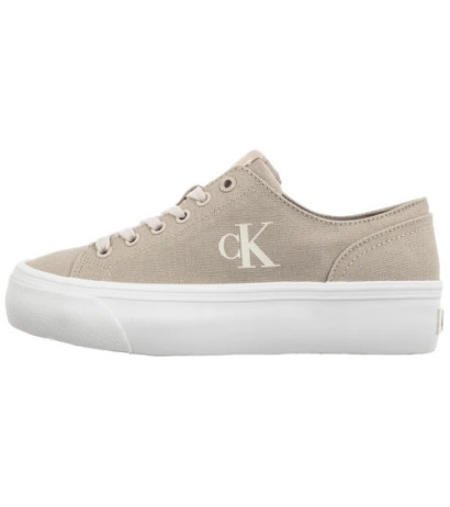 Calvin Klein Vulc Flatform Low Cv Mg Eggshell/Creamy White YW0YW01763 ACF (CK635-c) sportiniai bateliai