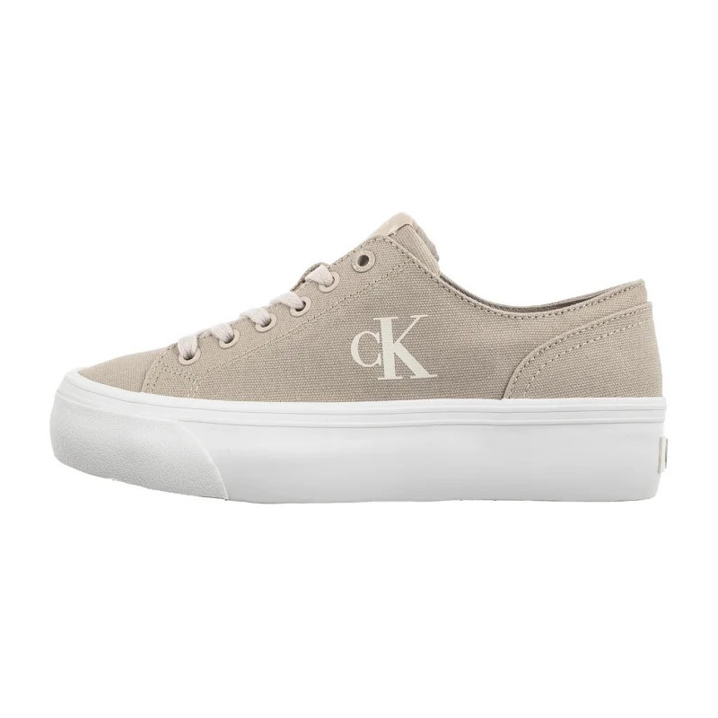 Calvin Klein Vulc Flatform Low Cv Mg Eggshell/Creamy White YW0YW01763 ACF (CK635-c) sportiniai bateliai