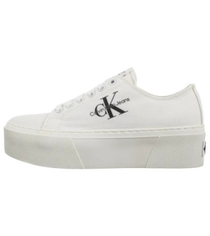 Calvin Klein Flatform+Cupsole Low Txt White YW0YW01033 01T (CK643-a) sportiniai bateliai