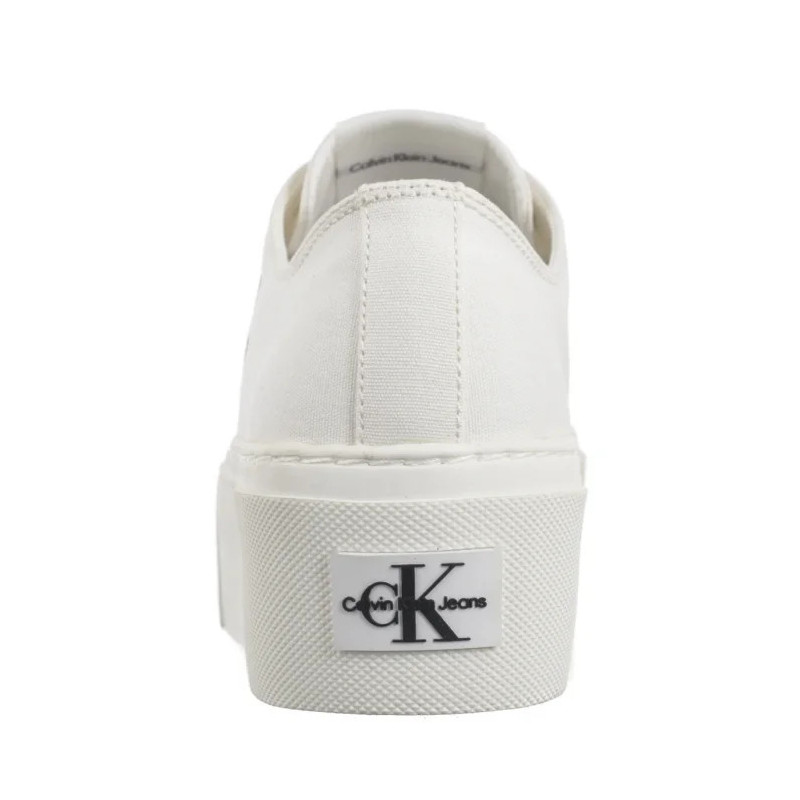 Calvin Klein Flatform+Cupsole Low Txt White YW0YW01033 01T (CK643-a) sportiniai bateliai