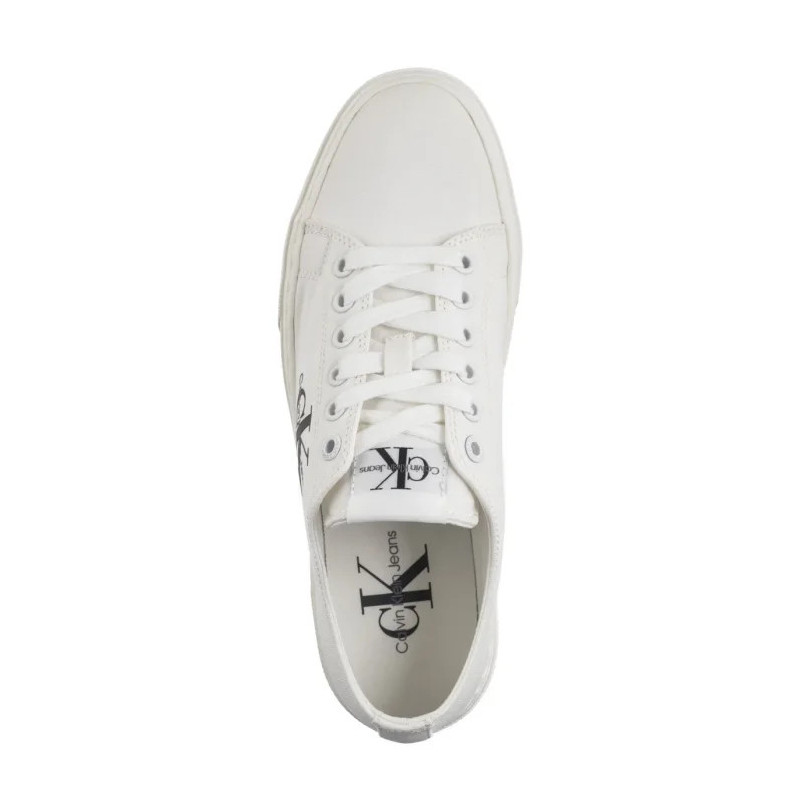 Calvin Klein Flatform+Cupsole Low Txt White YW0YW01033 01T (CK643-a) sportiniai bateliai