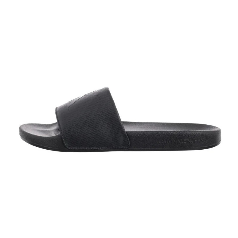Calvin Klein Slide Aop Print Triple Black YM0YM01269 0GJ (CK650-a) šlepetės