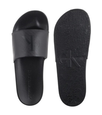 Calvin Klein Slide Aop Print Triple Black YM0YM01269 0GJ (CK650-a) šlepetės