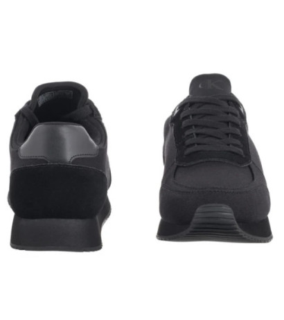 Calvin Klein Runner Sock Laceup Mg Canvas Triple Black YM0YM01217 0GJ (CK654-a) sportiniai bateliai