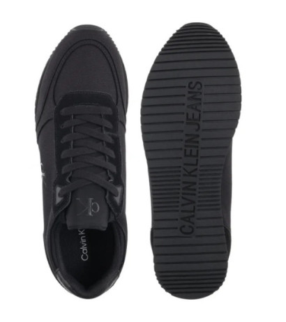 Calvin Klein Runner Sock Laceup Mg Canvas Triple Black YM0YM01217 0GJ (CK654-a) sportiniai bateliai
