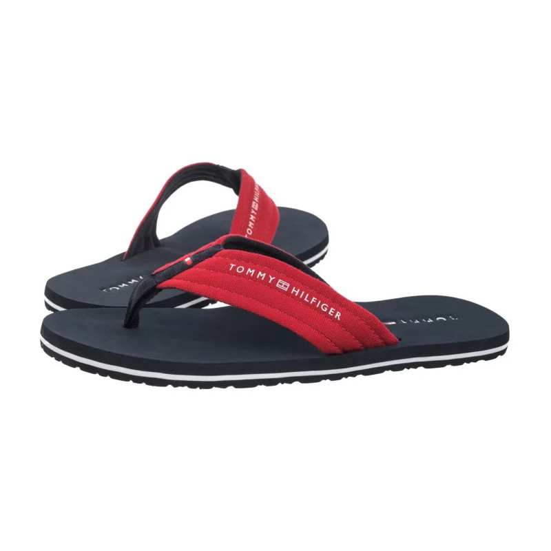 Tommy Hilfiger Hilfiger Nyc Beach Sandal Primary Red FM0FM05437 XLG (TH1341-a) batai