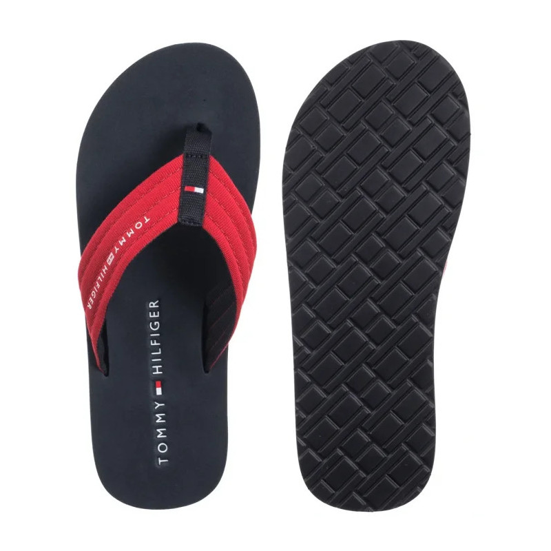 Tommy Hilfiger Hilfiger Nyc Beach Sandal Primary Red FM0FM05437 XLG (TH1341-a) batai