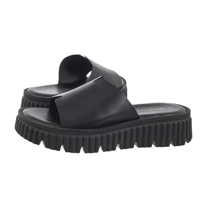 Tamaris Czarne 1-27216-44 001 Black (TM533-a) Moteriški batai/šlepetės