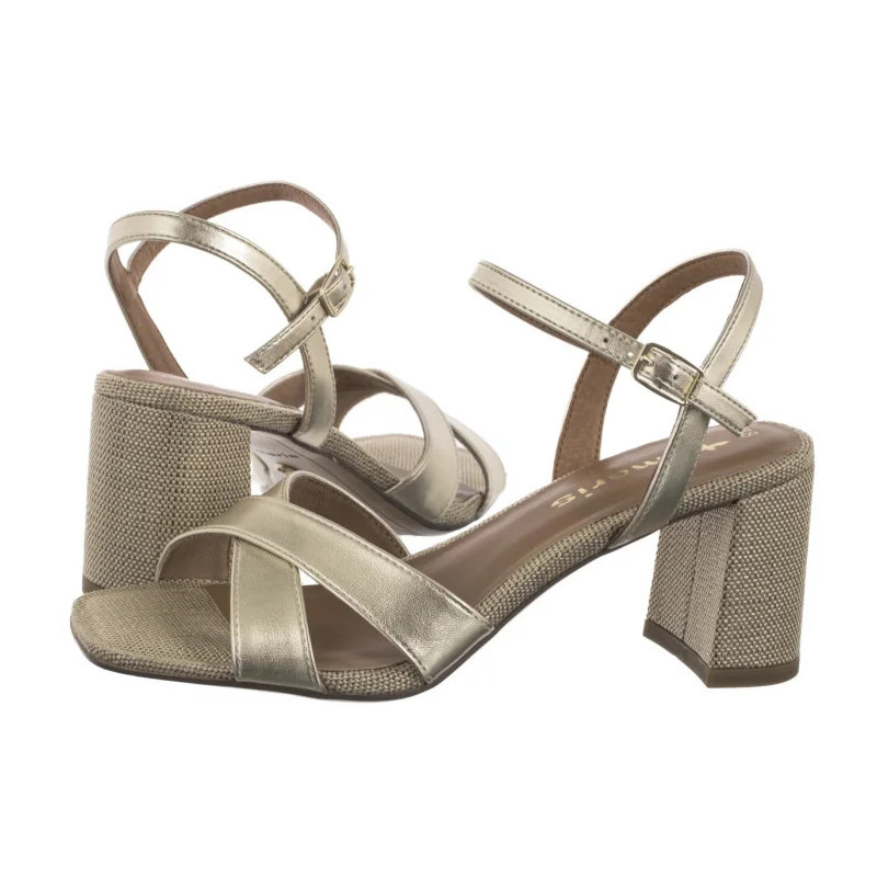 Tamaris Złote 1-28320-44 933 Light Gold (TM537-a) bateliai