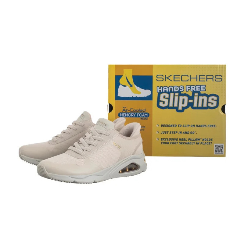 Skechers Tres-Air Uno Slip-Ins Easy Steppers Off White 177116/OFWT (SK211-a) sportiniai bateliai