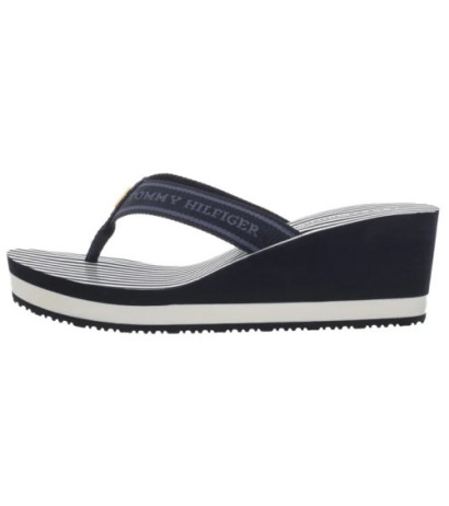 Tommy Hilfiger TH Stripes Wedge Beach Sandal Space Blue FW0FW08521 DW6 (TH1339-a) šlepetės