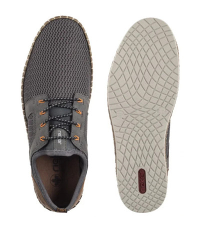 Rieker Szare B5252-45 Grey (RI261-a) batai