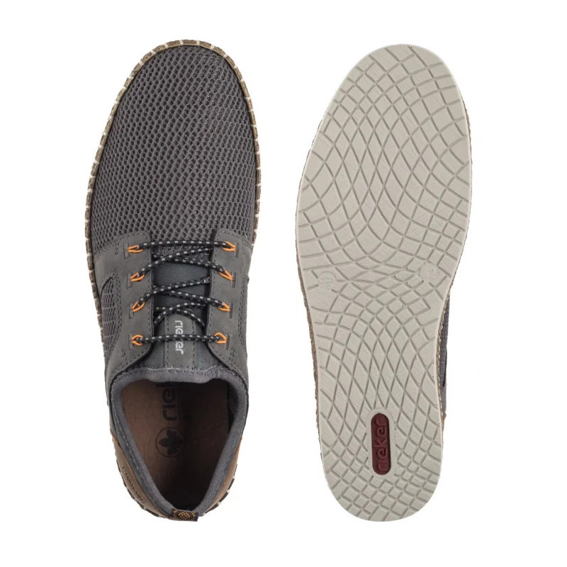 Rieker Szare B5252-45 Grey (RI261-a) batai