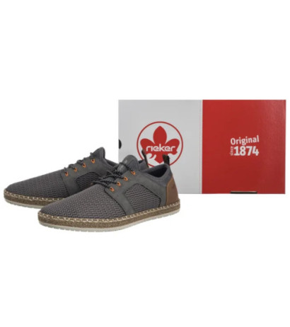 Rieker Szare B5252-45 Grey (RI261-a) batai