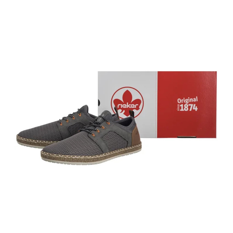 Rieker Szare B5252-45 Grey (RI261-a) batai