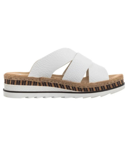 Rieker Białe V7989-80 White (RI164-c) batai