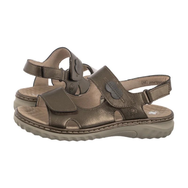 Rieker Brązowe 60462-90 Bronze (RI264-a) sandalai