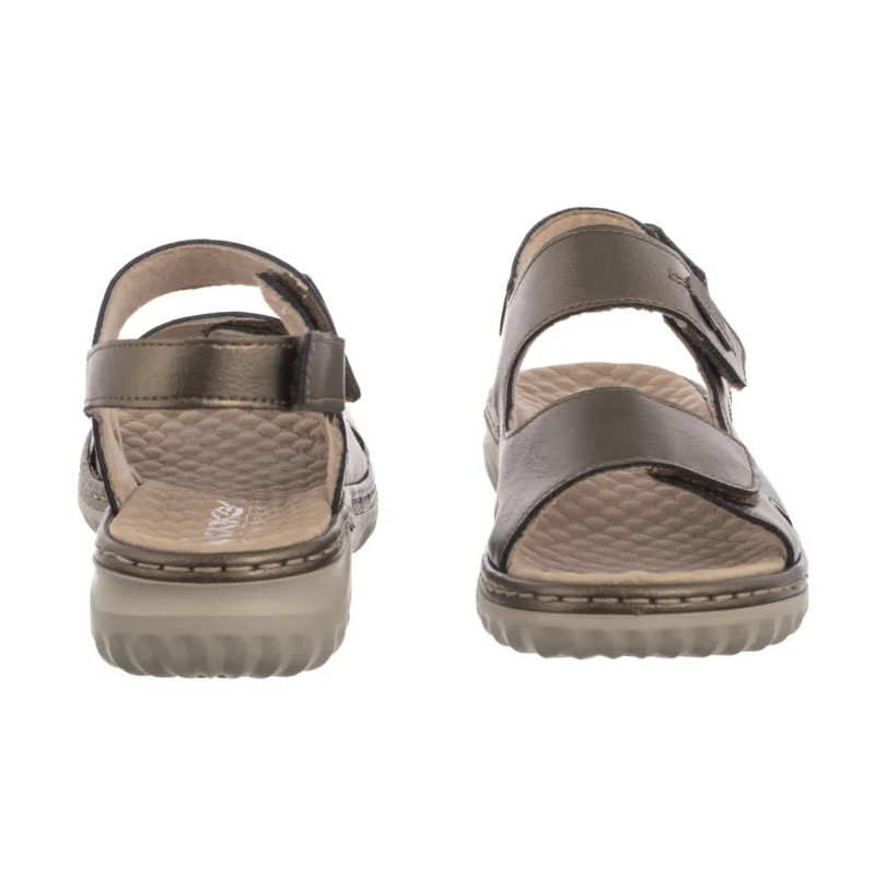 Rieker Brązowe 60462-90 Bronze (RI264-a) sandalai