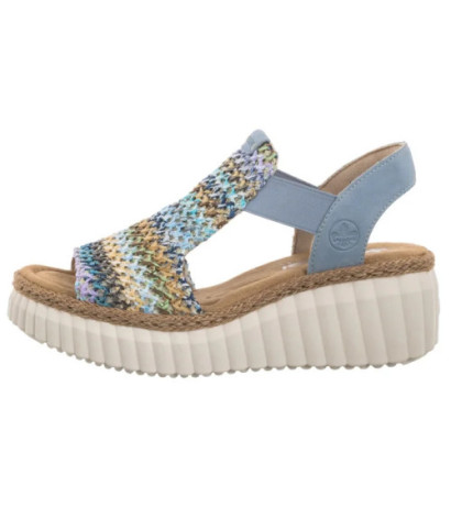 Rieker Niebieskie 69172-91 Multi (RI268-a) batai
