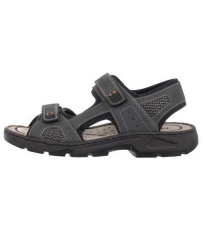 Rieker Brązowe 26156-25 Brown Combination (RI104-c) sandalai