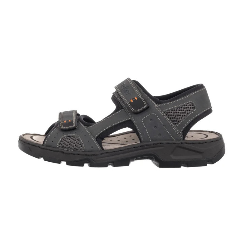 Rieker Brązowe 26156-25 Brown Combination (RI104-c) sandalai