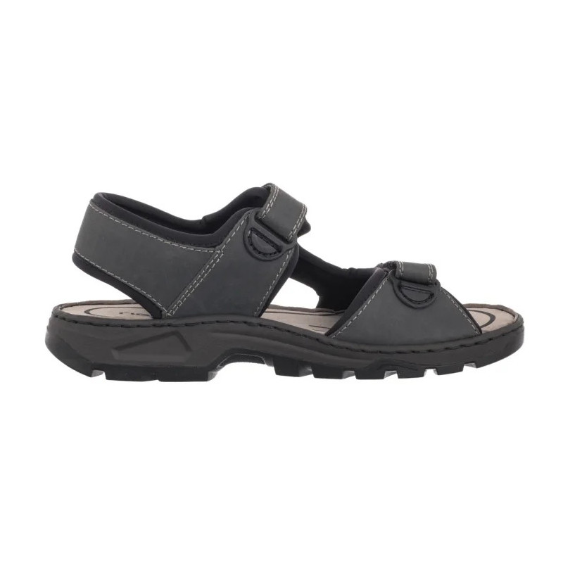 Rieker Brązowe 26156-25 Brown Combination (RI104-c) sandalai