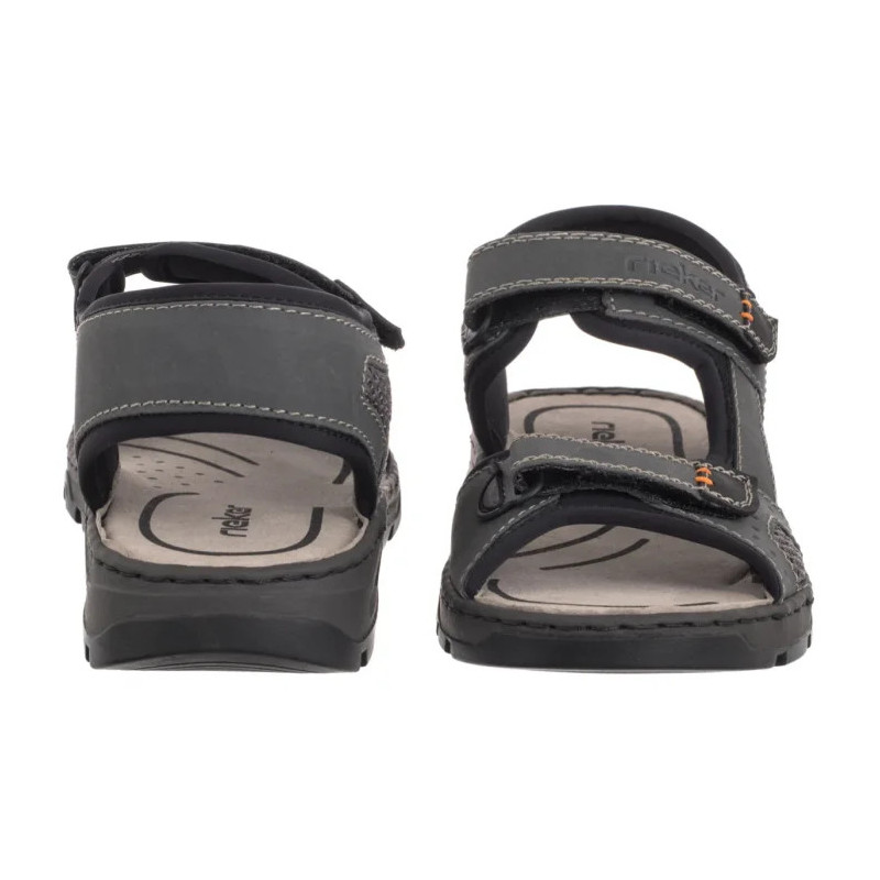 Rieker Brązowe 26156-25 Brown Combination (RI104-c) sandalai