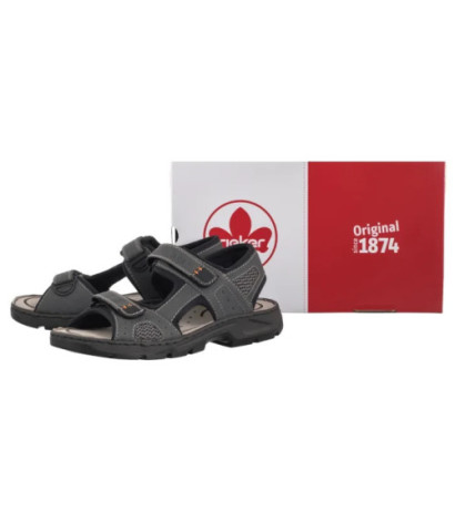 Rieker Brązowe 26156-25 Brown Combination (RI104-c) sandalai