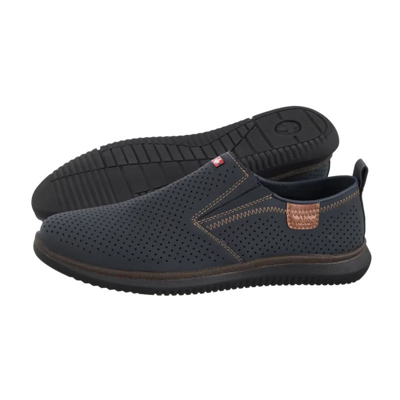 Rieker Granatowe 10452-14 Blue (RI269-a) batai