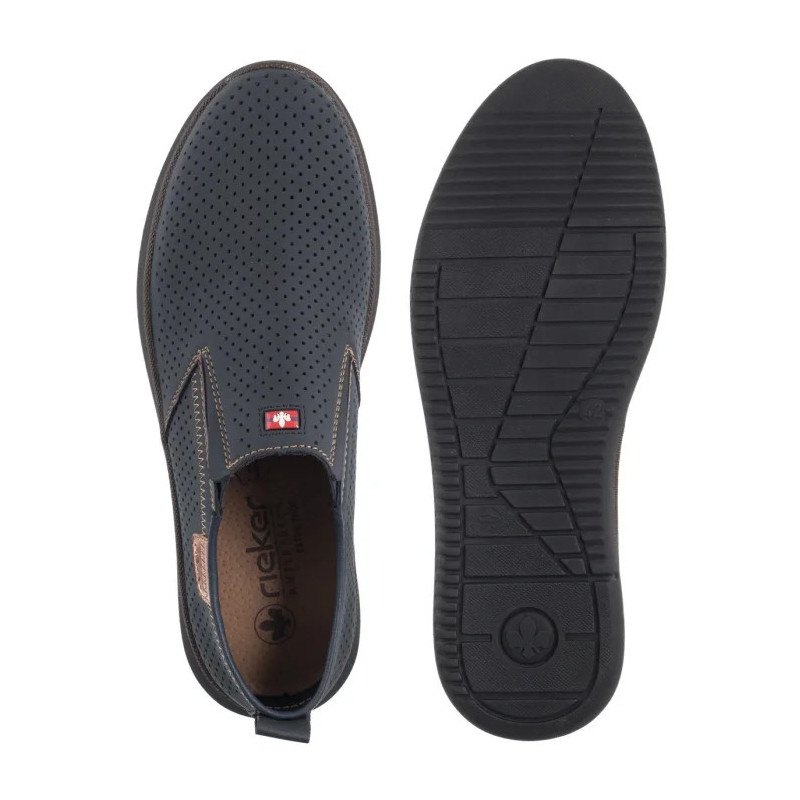 Rieker Granatowe 10452-14 Blue (RI269-a) batai