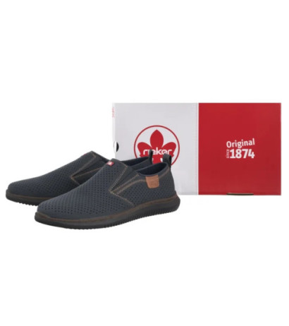 Rieker Granatowe 10452-14 Blue (RI269-a) batai