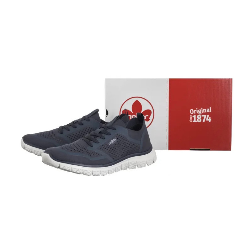 Rieker Granatowe B6600-14 Blue (RI270-a) sportiniai bateliai