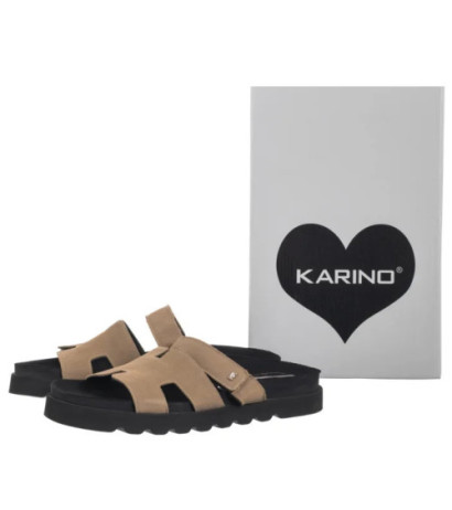 Karino Beżowe 5088/022-P (KN23-a) Moteriški batai/šlepetės