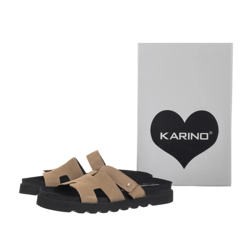 Karino Beżowe 5088/022-P (KN23-a) Moteriški batai/šlepetės