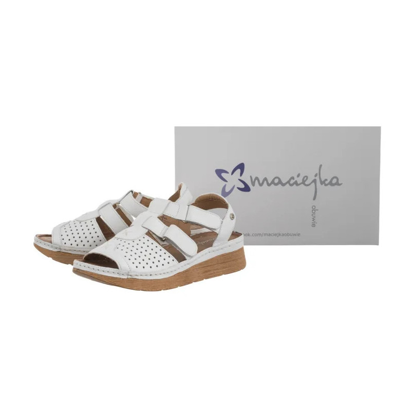 Maciejka Białe L6847-11/00-1 (MA1352-a) sandalai