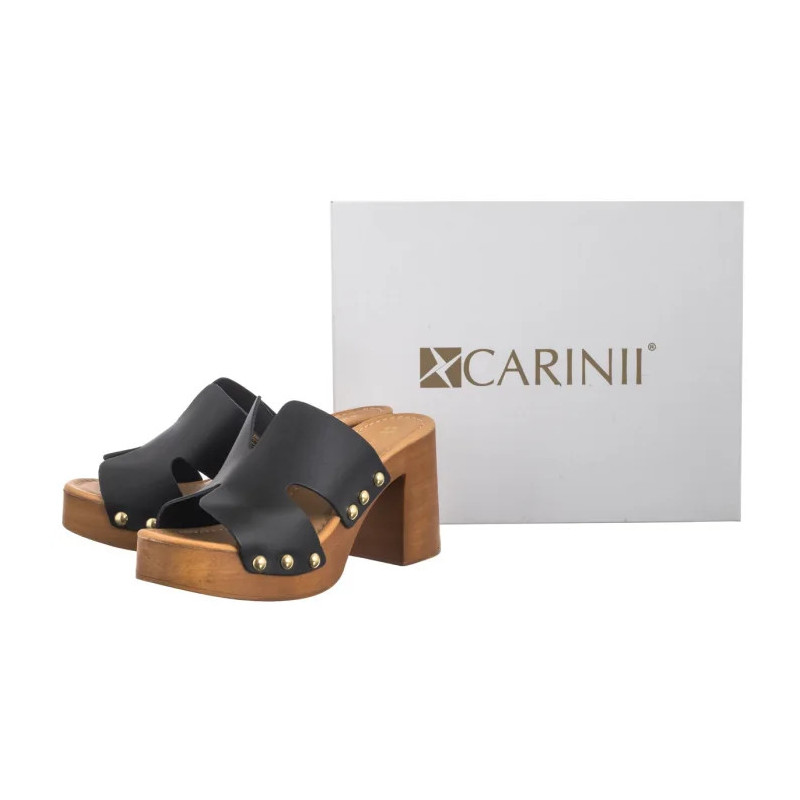 Carinii Czarne B10124-E50-000-000-000 (CI810-a) Moteriški batai/šlepetės