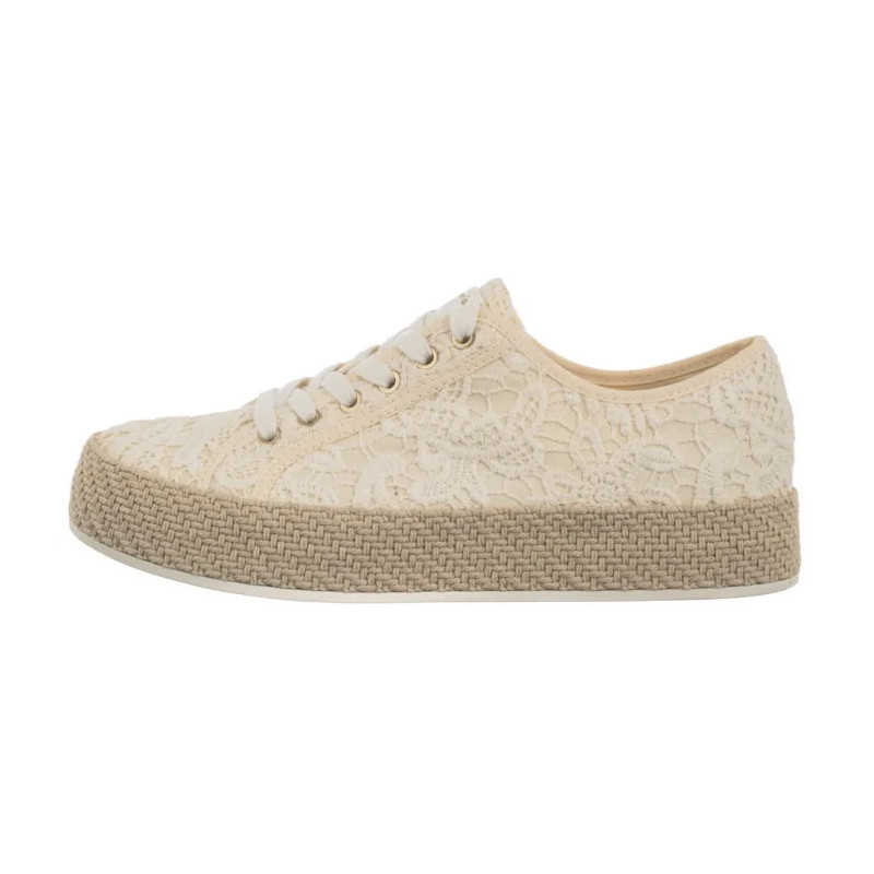 Tamaris Beżowe 1-23625-44 474 Ivory Macramee (TM546-a) sportiniai bateliai