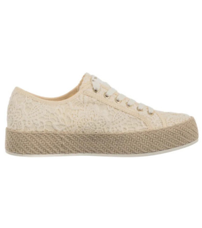 Tamaris Beżowe 1-23625-44 474 Ivory Macramee (TM546-a) sportiniai bateliai