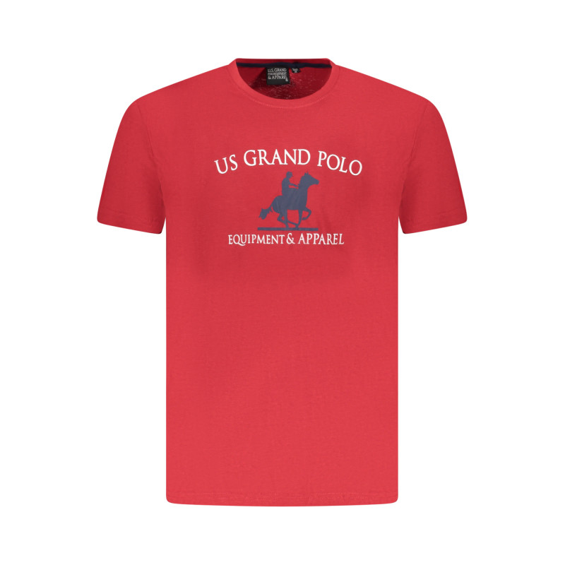 U.s. grand polo marškinėliai AU02645 Raudona
