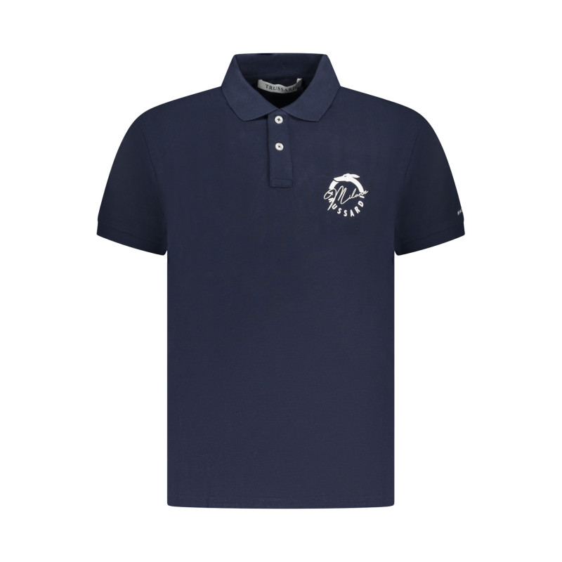 Trussardi polo marškinėliai TRU25MPL01 Mėlyna