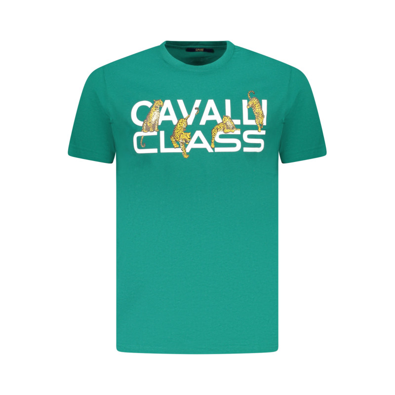 Cavalli class marškinėliai TXT60MJD060 Žalia